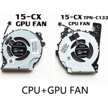 Alfamaks Hp Gaming 15-CX0032NT Cpu+Gpu Fan Sıfır Sağ Sol Fan Takımı