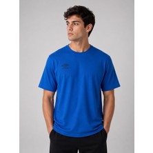 Umbro Season Erkek Mavi Pamuklu Spor Tişört NF0150
