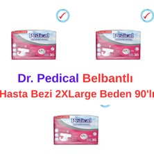 Dr. Pedical Dr Pedical - Belbantlı Hasta Bezi 2xlarge Beden- 90 Adet