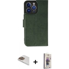 Pileli Store Pilelistore™ iPhone 13 Pro Max Kılıf Siluet Işık Serisi - Siyah Bilvis 3D Cam Ekran Koruyucu + Pers Alüminyum Kamera Lens - Gd