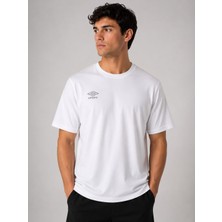 Umbro Season Erkek Beyaz Pamuklu Spor Tişört NF0150