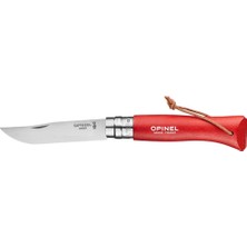 Opinel N°8 Gürgen Saplı Trekking Inox/çelik Çakı Kırmızı