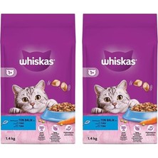 Whiskas Ton Balıklı Kedi Maması 1,4 kg (2 Paketi)