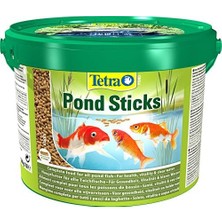 Pond Sticks – Tüm Gölet Balıkları Için Balık Yemleri, Sağlıklı Balıkları ve Gölette Temiz Suyu Destekler, 10 L Kova