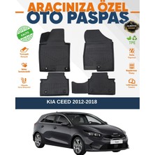 Alberto Rossi Alberto Rossı Kıa Ceed 2012+2018 3D Havuzlu Paspas