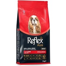 Reflex Plus Kuzu Etli Mini ve Küçük Irk Yetişkin Köpek Maması 3 kg