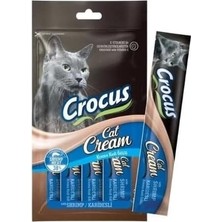 Crocus Karidesli Sıvı Kedi Ödül Maması 15 gr x 4 Adet