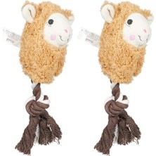Pawise Llama W/rope Köpek Oyuncağı (2 Paketi)