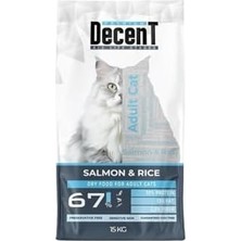 Decent Somonlu Yetişkin Kedi Maması 15 kg