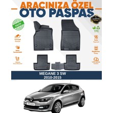 Alberto Rossi Alberto Rossı Renault  Megane 3 Sw 2010-2015 3D Havuzlu Paspas