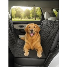 Beylini Evcil Hayvan Araba Koltuk Örtüsü Su Geçirmez Dayanıklı Hamak Tasarım Arka Koltuk Koruma Kılıfı Kaymaz Kedi Köpek Araç Aksesuarları 150X200 cm