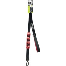 Flex Şok Emici Gezdirme Tasma Black/red 120CM