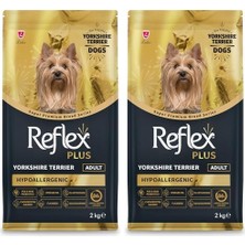 Reflex Plus Yorkshire Terrier Yetişkin Köpek Mamasi 2 kg (2 Paketi)