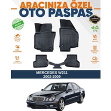 Alberto Rossi Alberto Rossı Mercedes E Serisi W211 2002+2009 3D Havuzlu Paspas