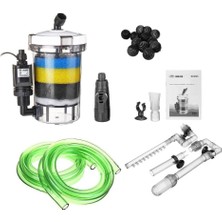 HW-603B Dış Filtre 400 Litre 6W Sessiz Çalışma Transparan Yüksek Kapasite