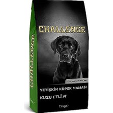 Şura Ticaret Challenge Kuzu Etli Yetişkin Köpek Maması 15 kg Zenginleştirilmiş Besleyici Formül