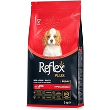 Reflex Plus Kuzu Etli Mini ve Küçük Irk Yavru Köpek Maması 3 kg