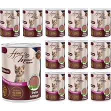 How Meow Yavru Kedi Tavuklu Pate 400 gr x 12 Adet