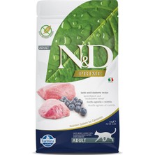 N&d Tahılsız Kuzu Etli ve Yaban Mersinli Yetişkin Kedi Maması 1,5 kg