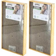 Pawise Karton Kedi Tırmalama Dikdörtgen 48 cm (2 Paketi)