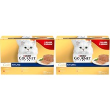 Kıyılmış Tavuk Etli Yaş Kedi Maması Multipack 85 Gr. (12 Al 9 Öde) (2 Paketi)