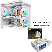 Next Gaming Orion Cube 3x Tuştan Değişen Rgb Fanlı M-Atx Boş Bilgisayar Kasası