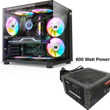 Next Gaming Orion Cube 3x Tuştan Değişen Rgb Fanlı M-Atx Boş Bilgisayar Kasası