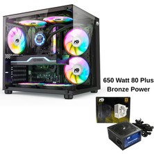 Next Gaming Orion Cube 3x Tuştan Değişen Rgb Fanlı M-Atx Boş Bilgisayar Kasası