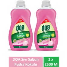 Doa Sıvı Sabun Pudra Kokulu 2.5 Lt x 2 Adet