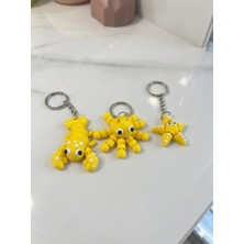Yk 3D Store Istakoz Ahtapot ve Denizyıldızı Anahtarlık
