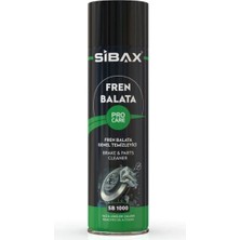 Sibax Fren Balata ve Parça Temizleyici Sprey - Yüksek Basınçlı Yağ Kir Temizleme Spreyi (1-2-3-4-5 Adet Seçenekli Avantaj Paketleri)