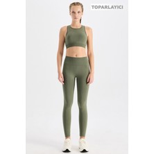 COMEUP Kabartma Çizgili Toparlayıcı Tayt Iguana