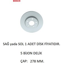 Ön Fren Diski Ford Puma Off-Road 2019+ 2384229 0986479H66 1 Adettir Bosch
