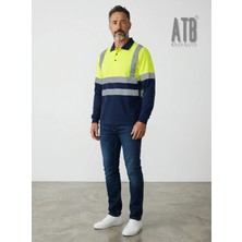 ARB Yakalı Neon Tshirt Iş Güvenliği
