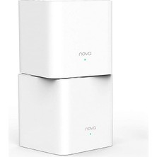 Nova Mw3(2'li Paket) AC1200 Dual Band Mesh Wifi Sistemi 200㎡'YE Kadar Kapsama, Uygulama Kontrolü,