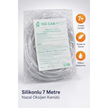 Bozkar Silikonlu Nazal Oksijen Kanülü 7 Metre Yetişkin