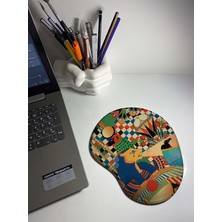 Baskılı Bilek Destekli Mouse Pad - Dünya Serisi