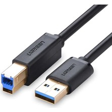 Usb-A 3.0 & Usb-B 3.0 Yazıcı Kablosu, 1 Metre, Siyah