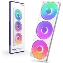 Rgb F420RGB 420MM Kasa Fanı Rgb Aydınlatmalı Beyaz