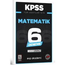 Anla Kazan Yayınları Kpss Tüm Adaylar Için Matematik 6 Deneme Tamamı Çözümlü Evp Akademi