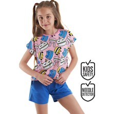 Mshb&G Tatlı Kurabiyeler Kız Çocuk T-Shirt Şort Takım