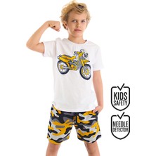 Mshb&G Motorcycle Erkek Çocuk T-Shirt Şort Takım