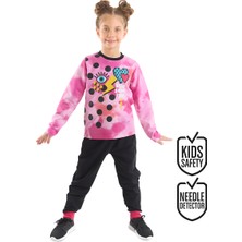 Mshb&G Retro Batik Kız Çocuk T-Shirt Pantolon Takım