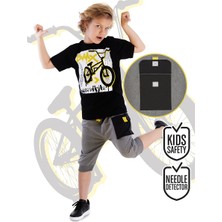 Mshb&G Bisiklet Erkek Çocuk T-Shirt Kapri Şort Takım