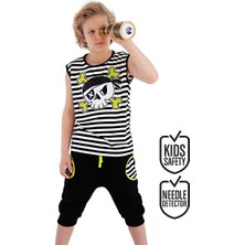 Mshb&G Kuru Kafa Erkek Çocuk T-Shirt Kapri Şort Takım