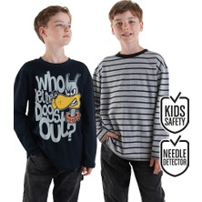 Denokids Erkek Çocuk 2'li Paket T-shirt
