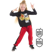 Mshb&G Rock Kedi Kız Çocuk Pantolon T-shirt Takım