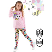 Denokids Minik Arı Kız Çocuk Tunik Tayt Takım