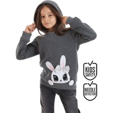 Denokids Şirin Tavşan Kız Çocuk Sweatshirt