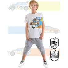 MSHB&G Yarışçı Erkek Çocuk T-Shirt Kapri Şort Takım